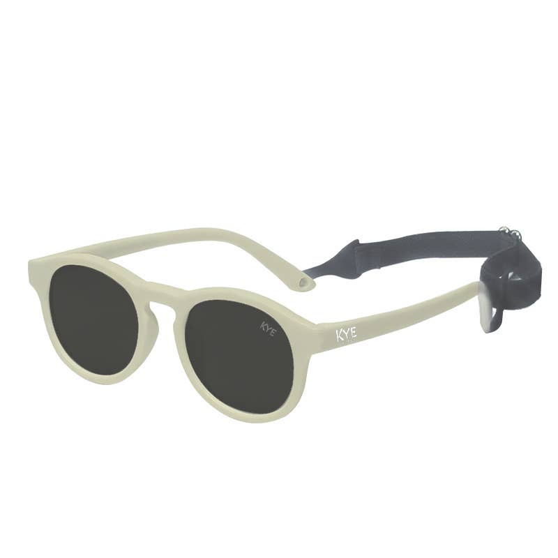 Infant Polarized Sunglasses | Ages 0-12 months | Light Beige - LuLLabY LaNe