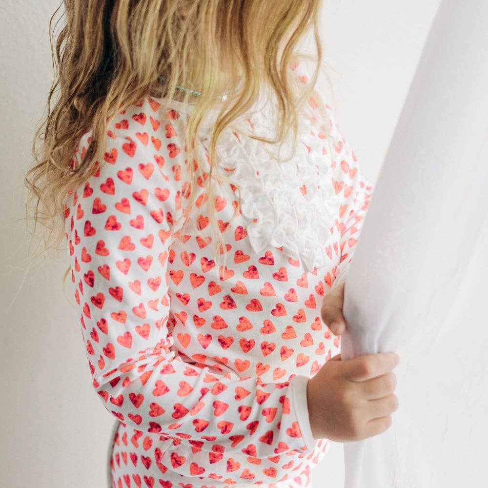 Ruffle Buttflap - Mosaic Hearts - LuLLabY LaNe