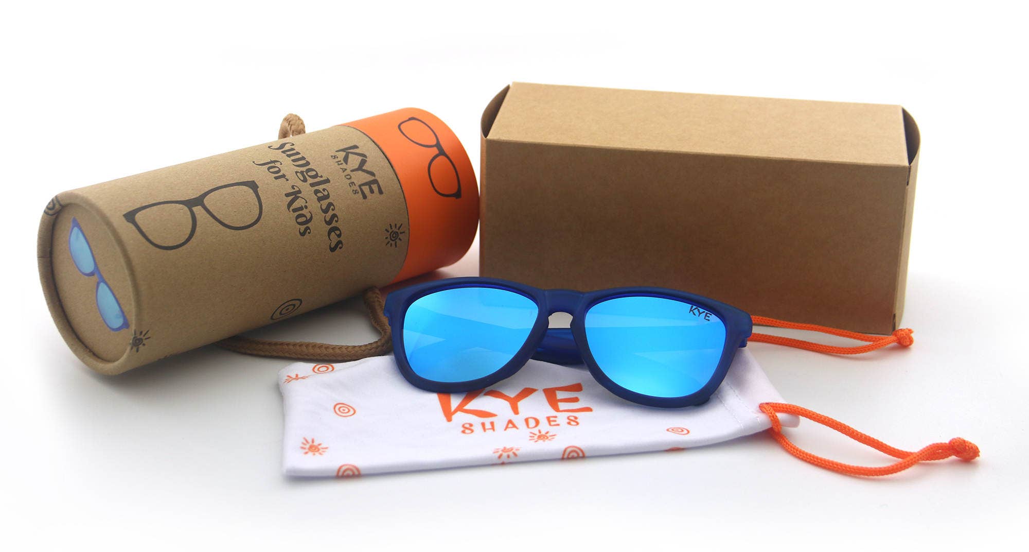 Kids Polarized Sunglasses | Blue Frog - Fits Ages 3-7 - LuLLabY LaNe