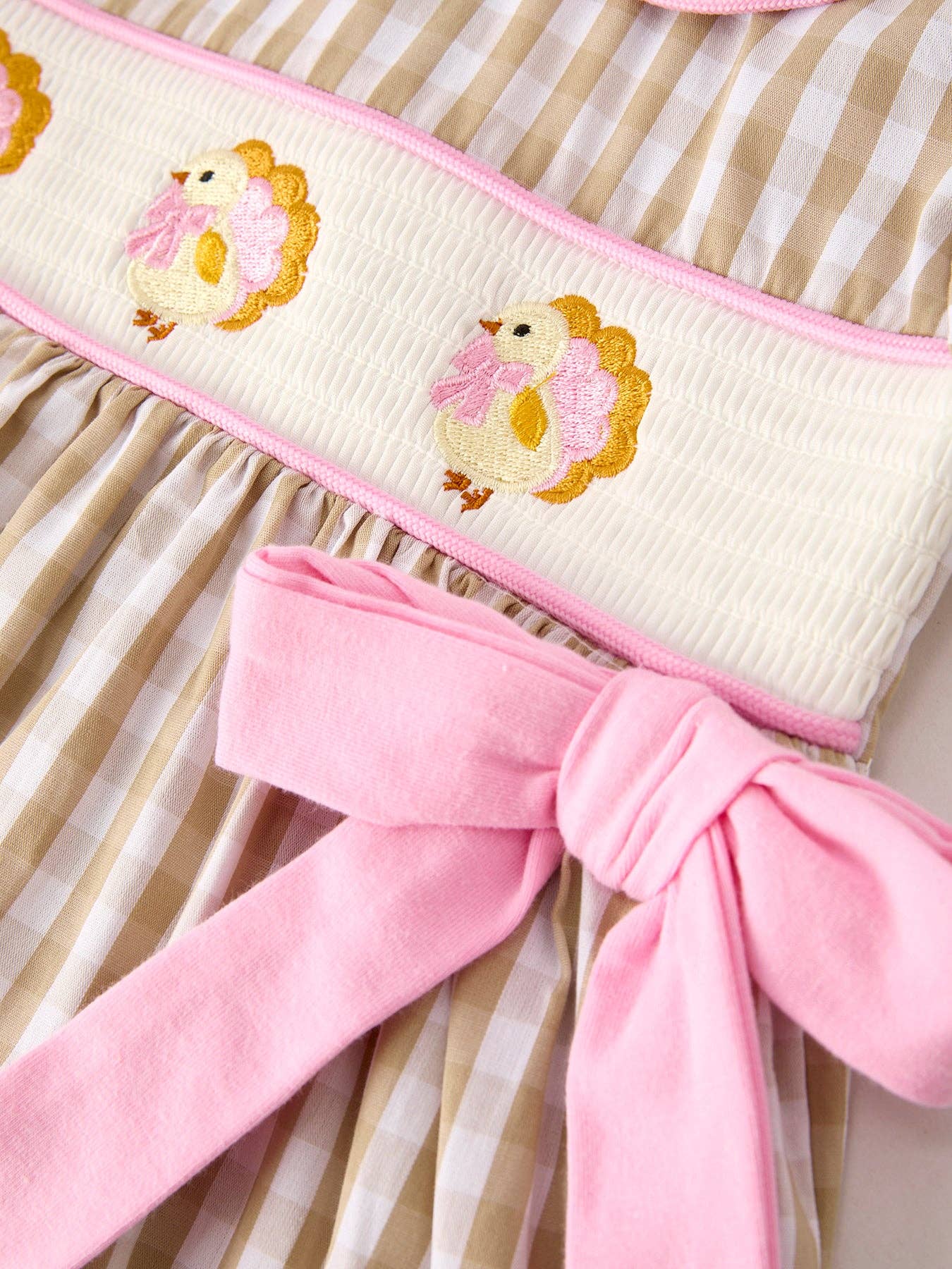 Thanksgiving Bow Girls Dress