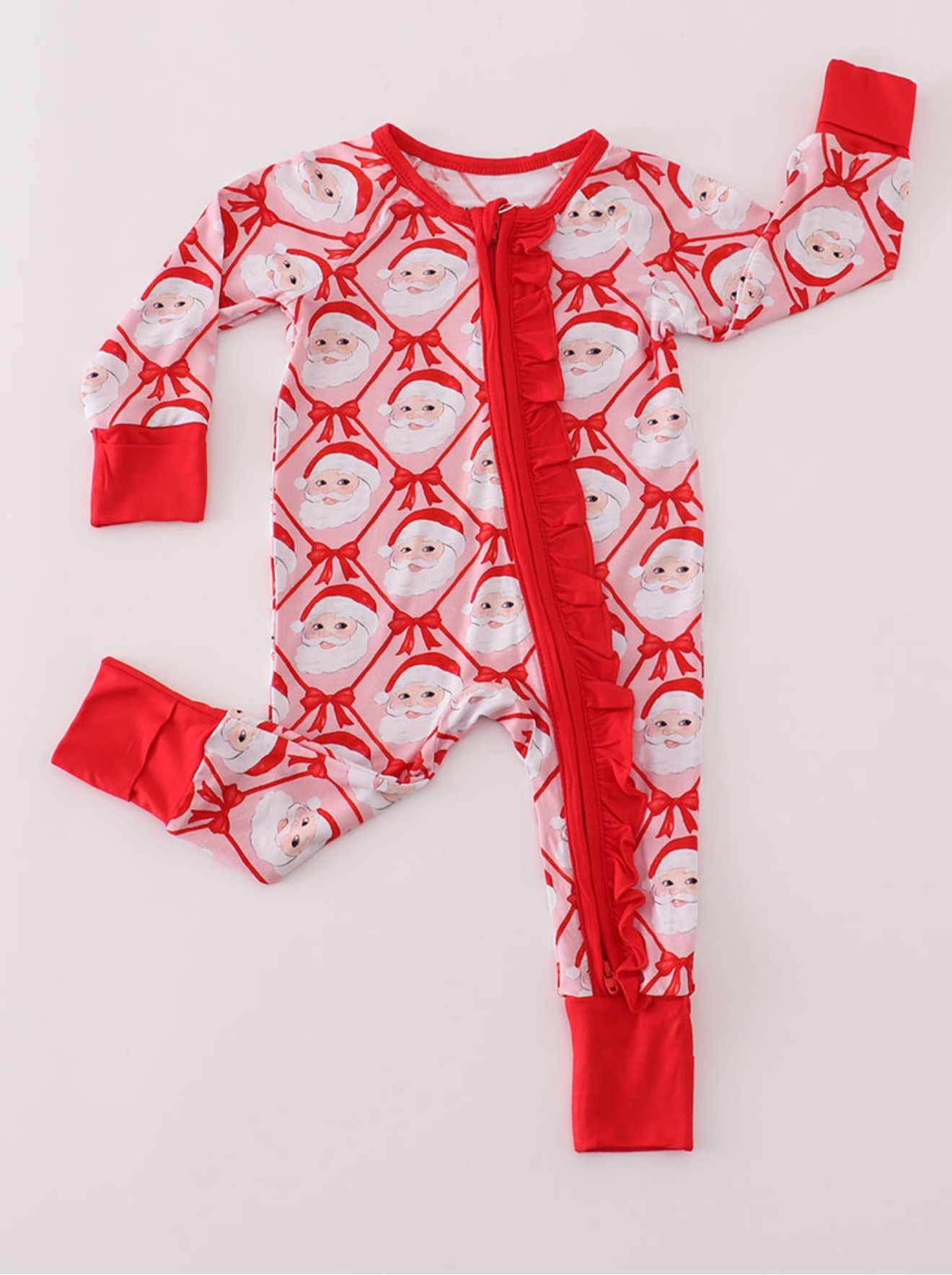 Santa & Bows Onesie - LuLLabY LaNe