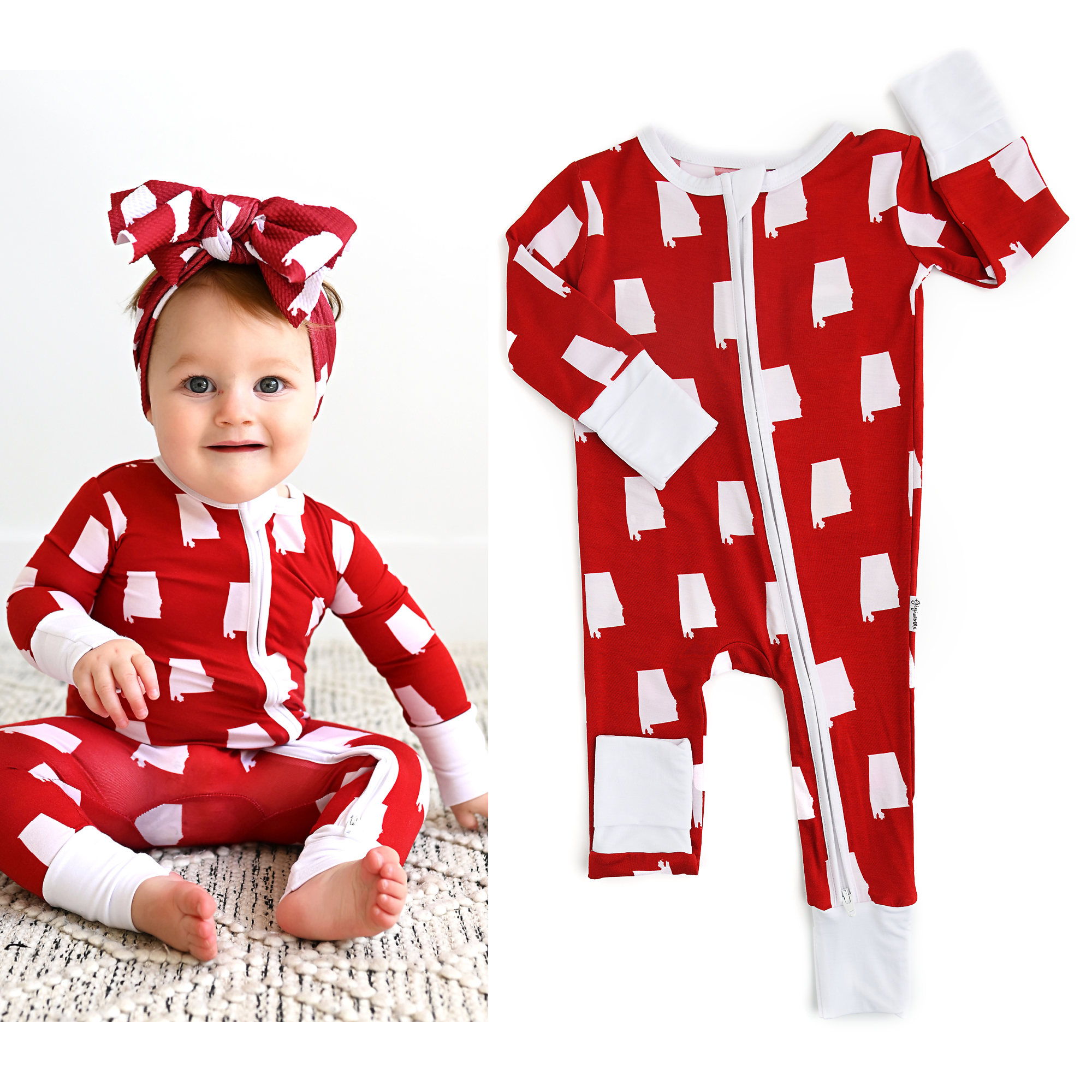 Alabama Crismson Onesie - LuLLabY LaNe