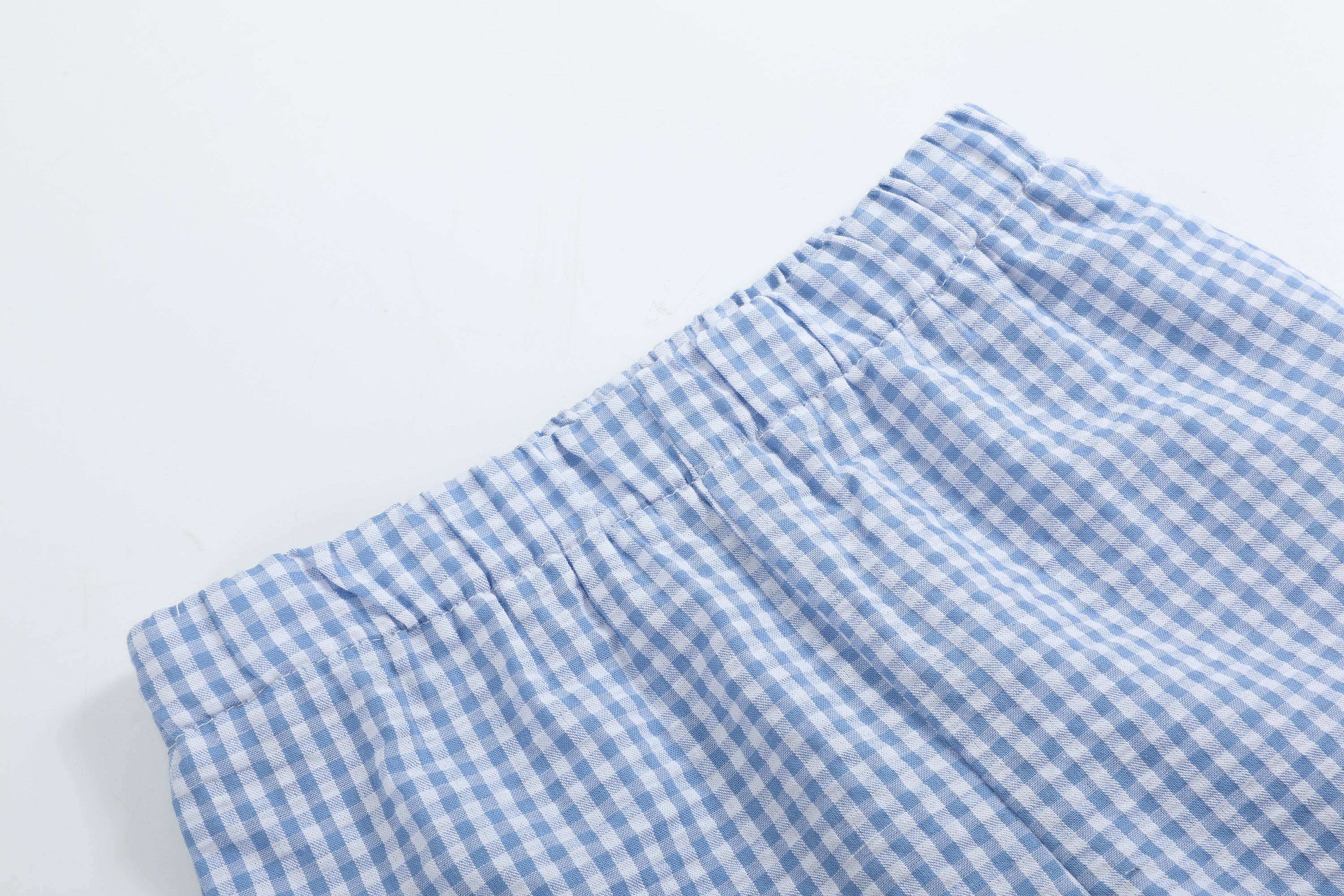 Blue Gingham Crawfish Set - LuLLabY LaNe