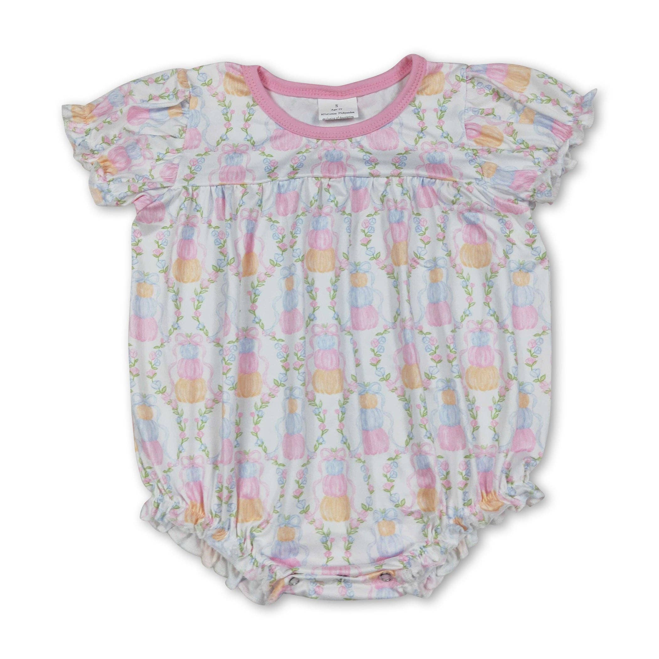 Mayci Pastel Pumpkin & Bows - LuLLabY LaNe