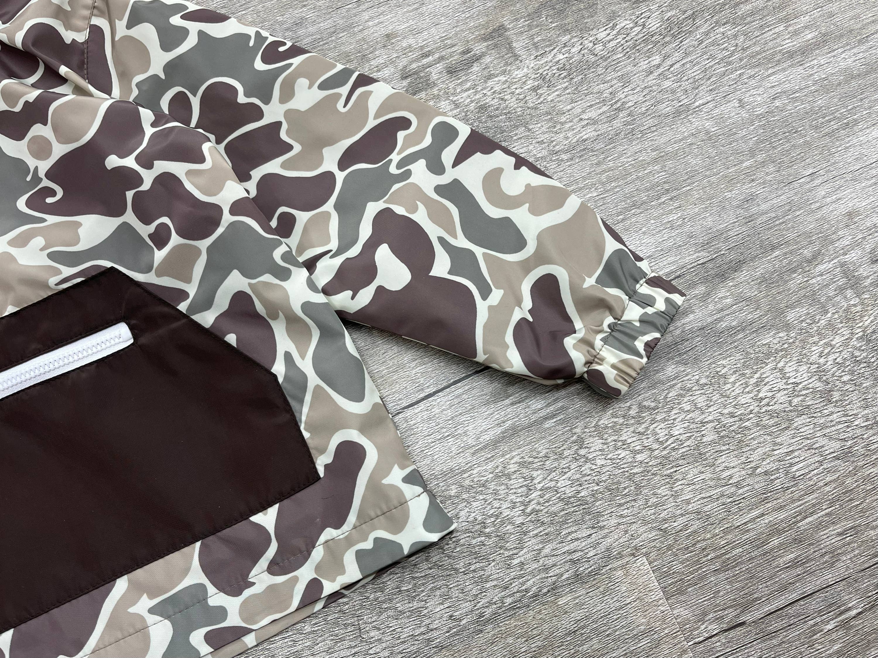 Camo Rain Jacket Waterproof Jacket  - LuLLabY LaNe