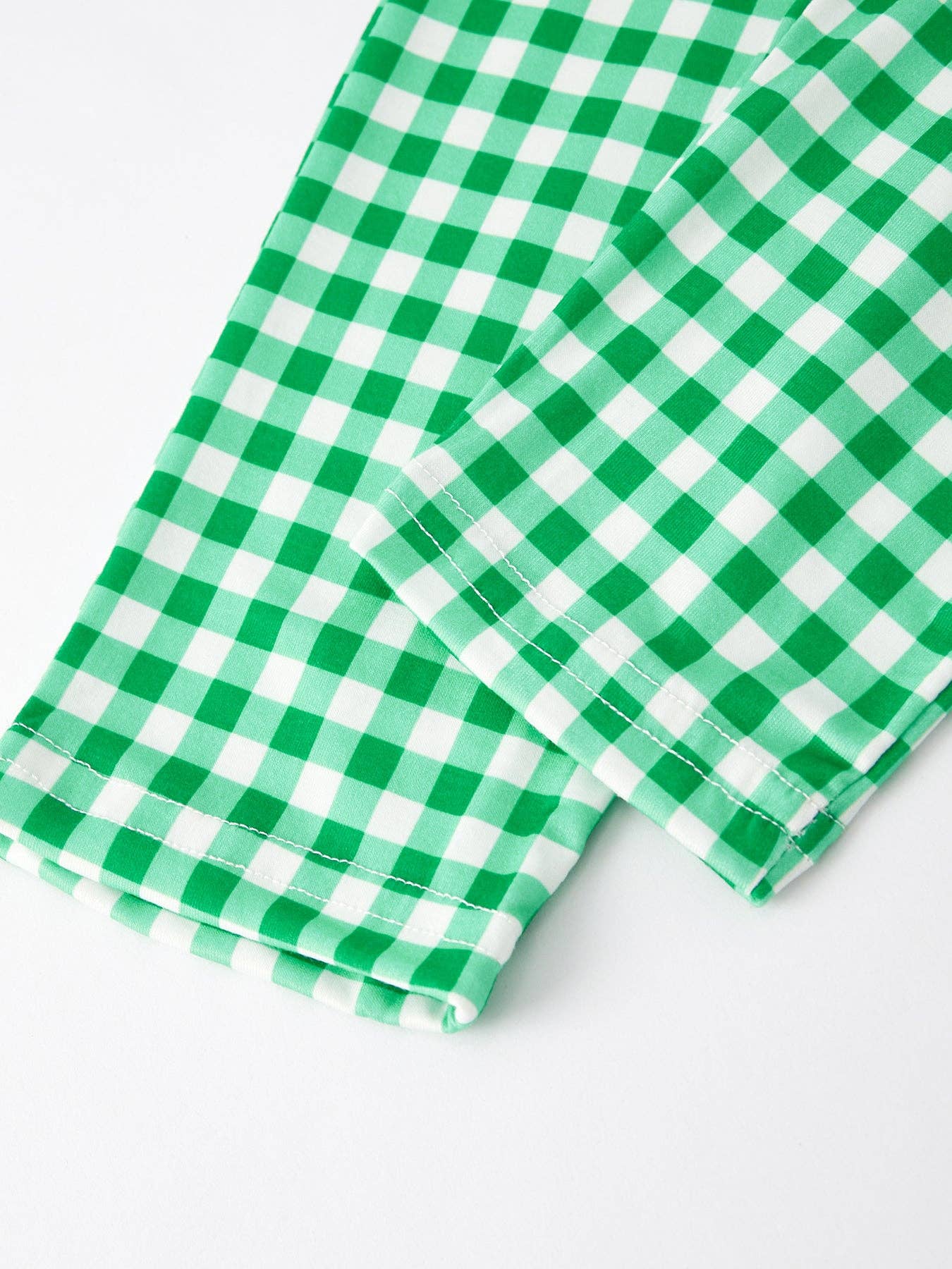 St. Patrick's Day Smocking Embroidered Plaid Outfit Set - LuLLabY LaNe