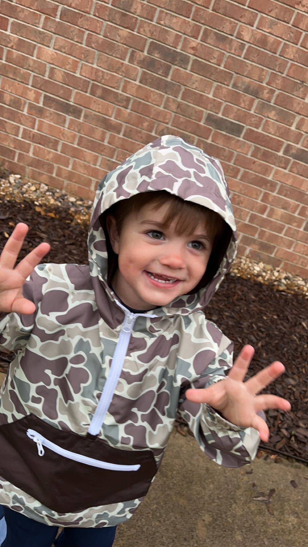 Camo Rain Jacket Waterproof Jacket  - LuLLabY LaNe