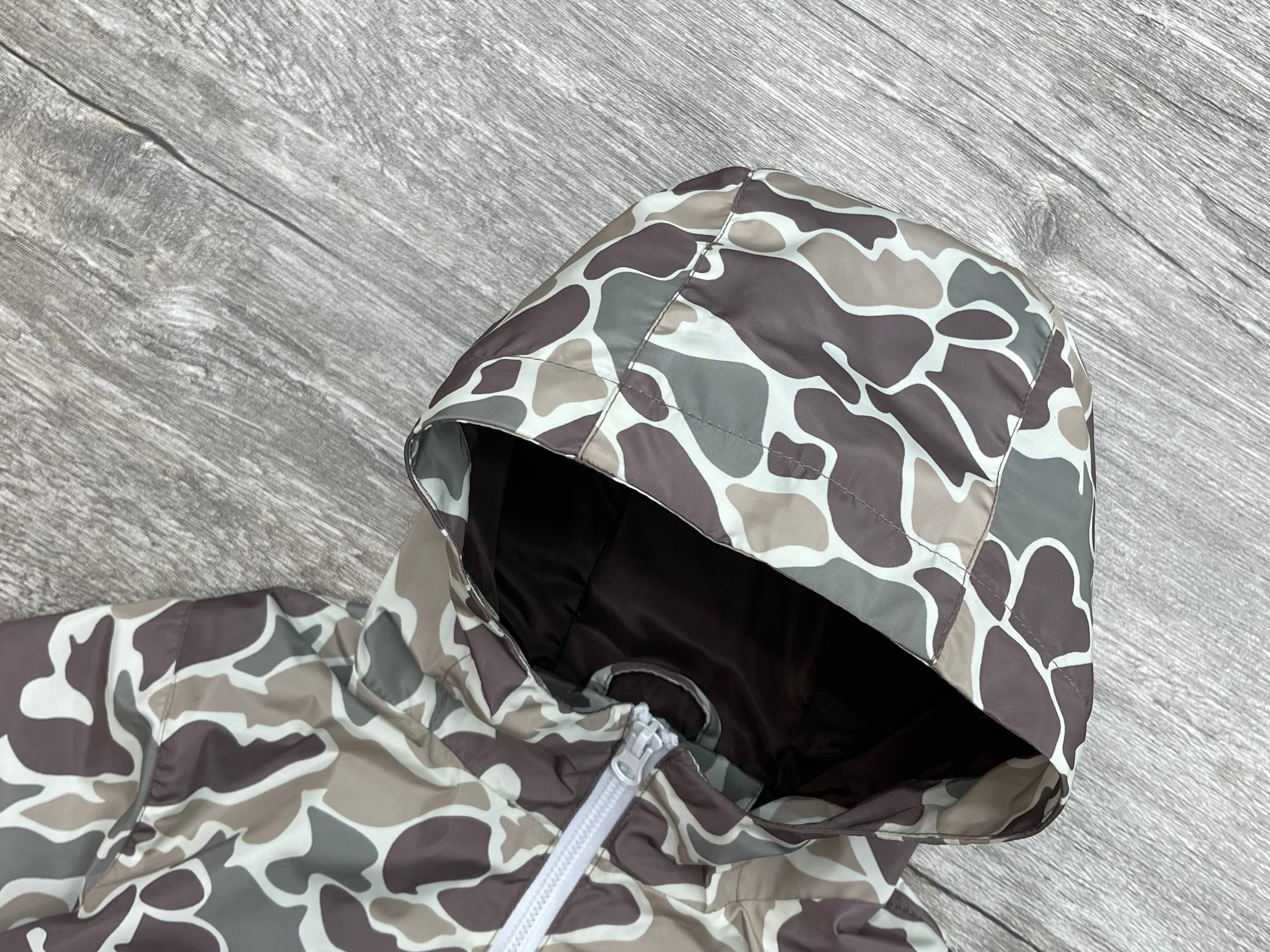 Camo Rain Jacket Waterproof Jacket  - LuLLabY LaNe