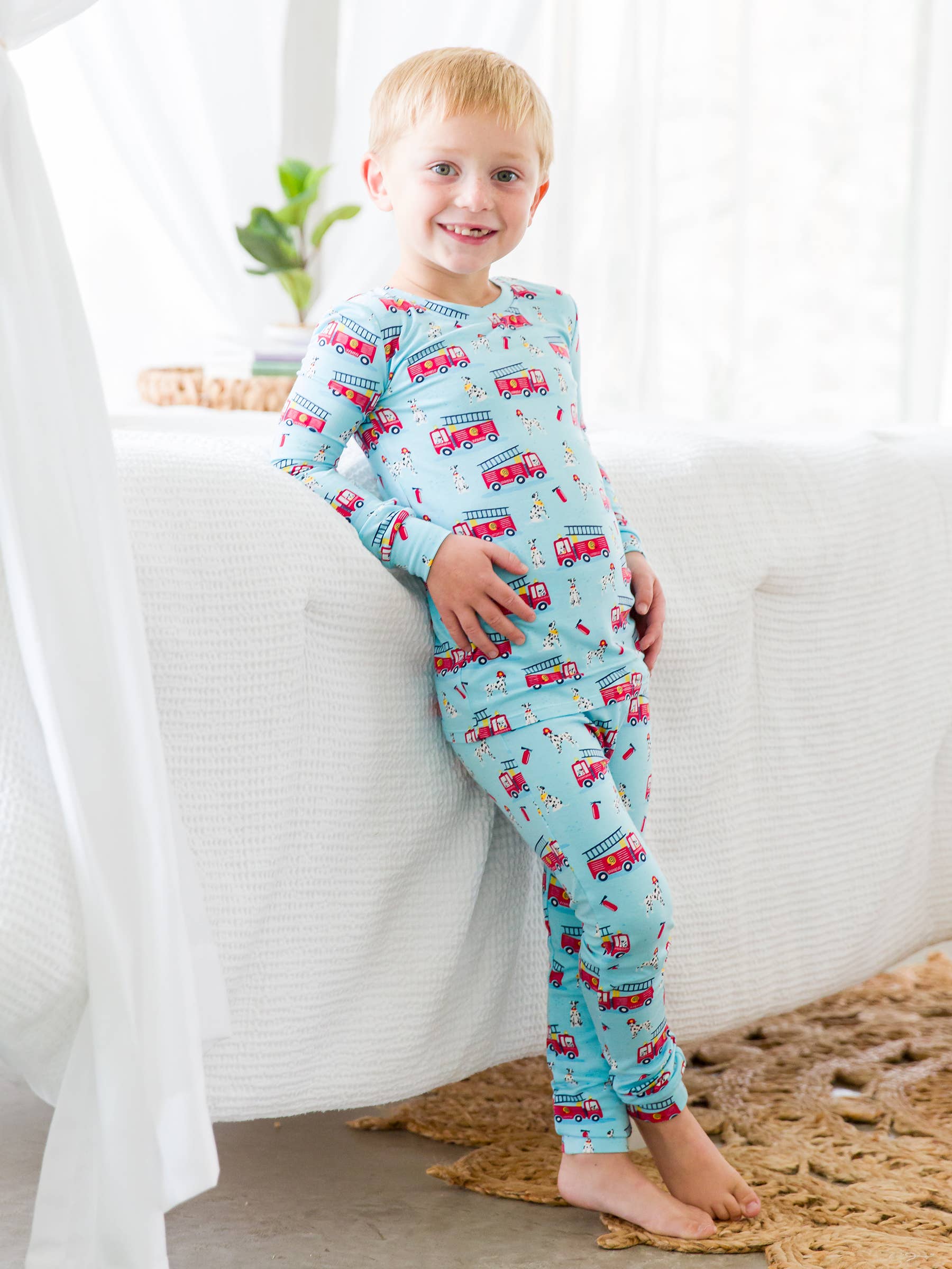 Boys To The Rescue Sleeve Pajama Set