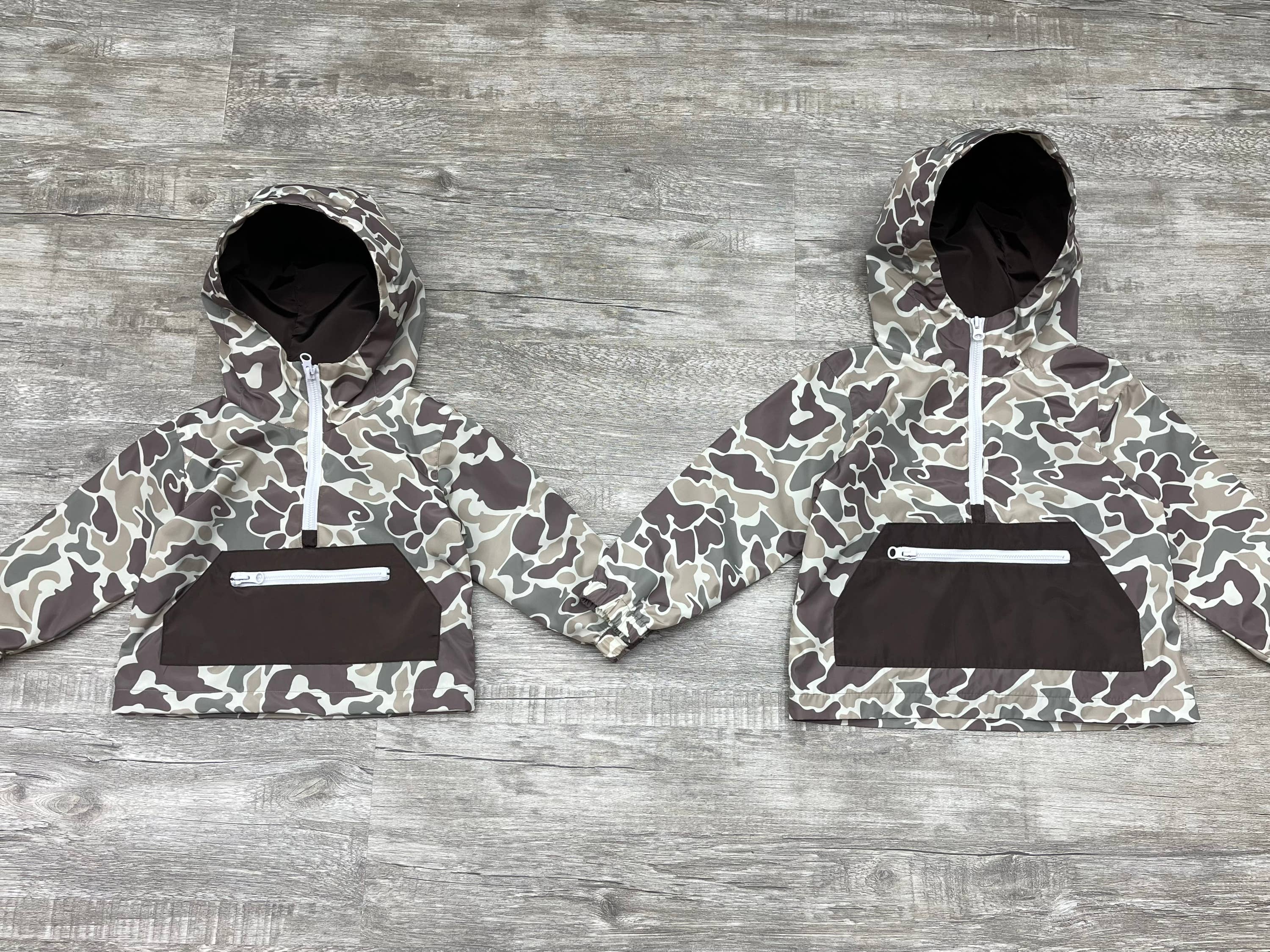 Camo Rain Jacket Waterproof Jacket  - LuLLabY LaNe