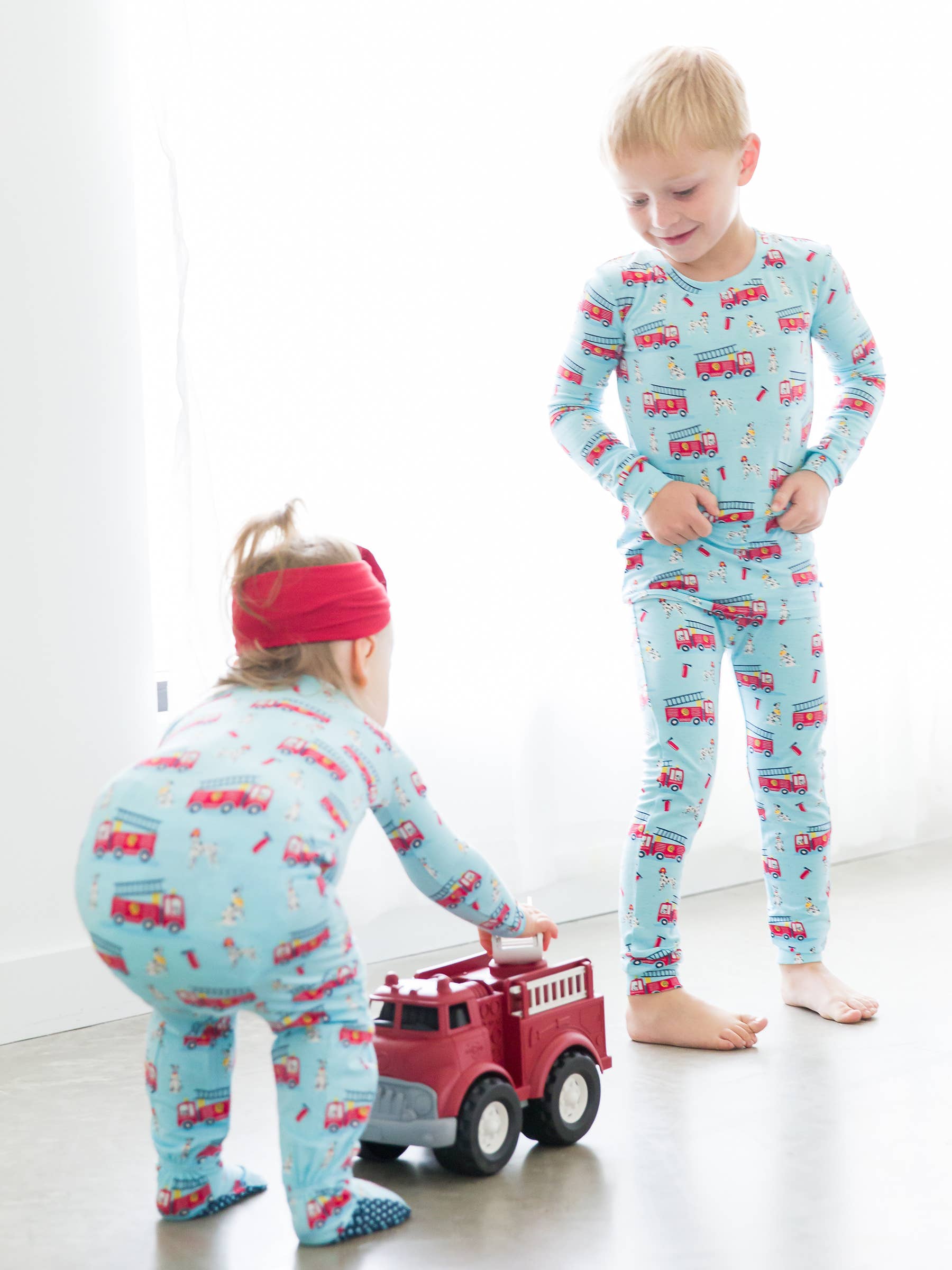 Boys To The Rescue Sleeve Pajama Set