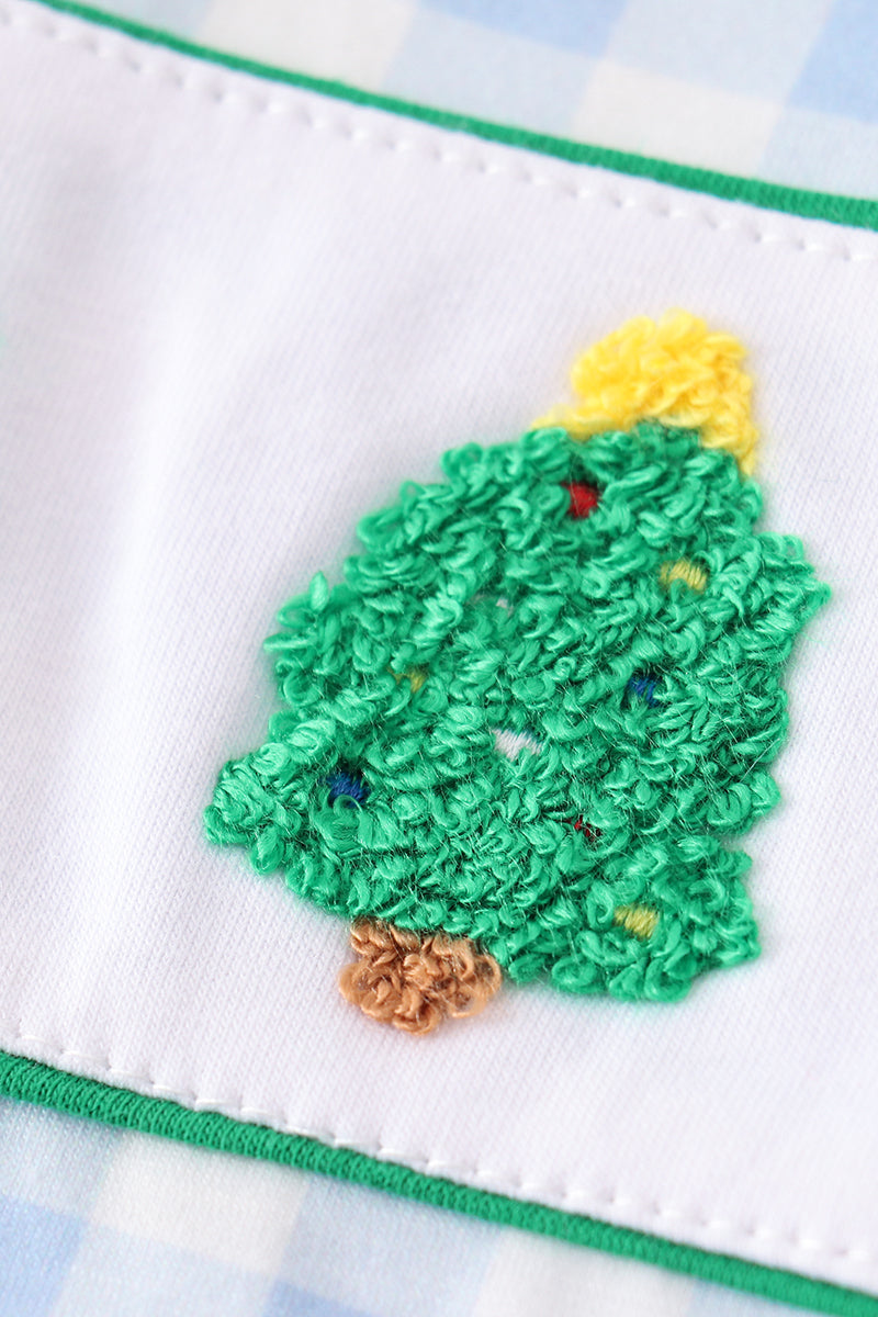 French Knot Gingham Set