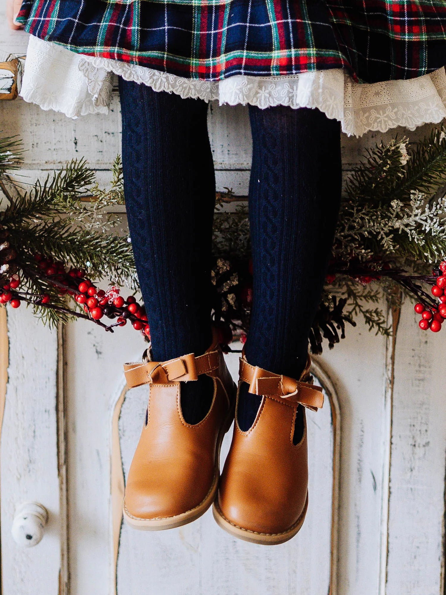 Buckle Strap Boots- Brown