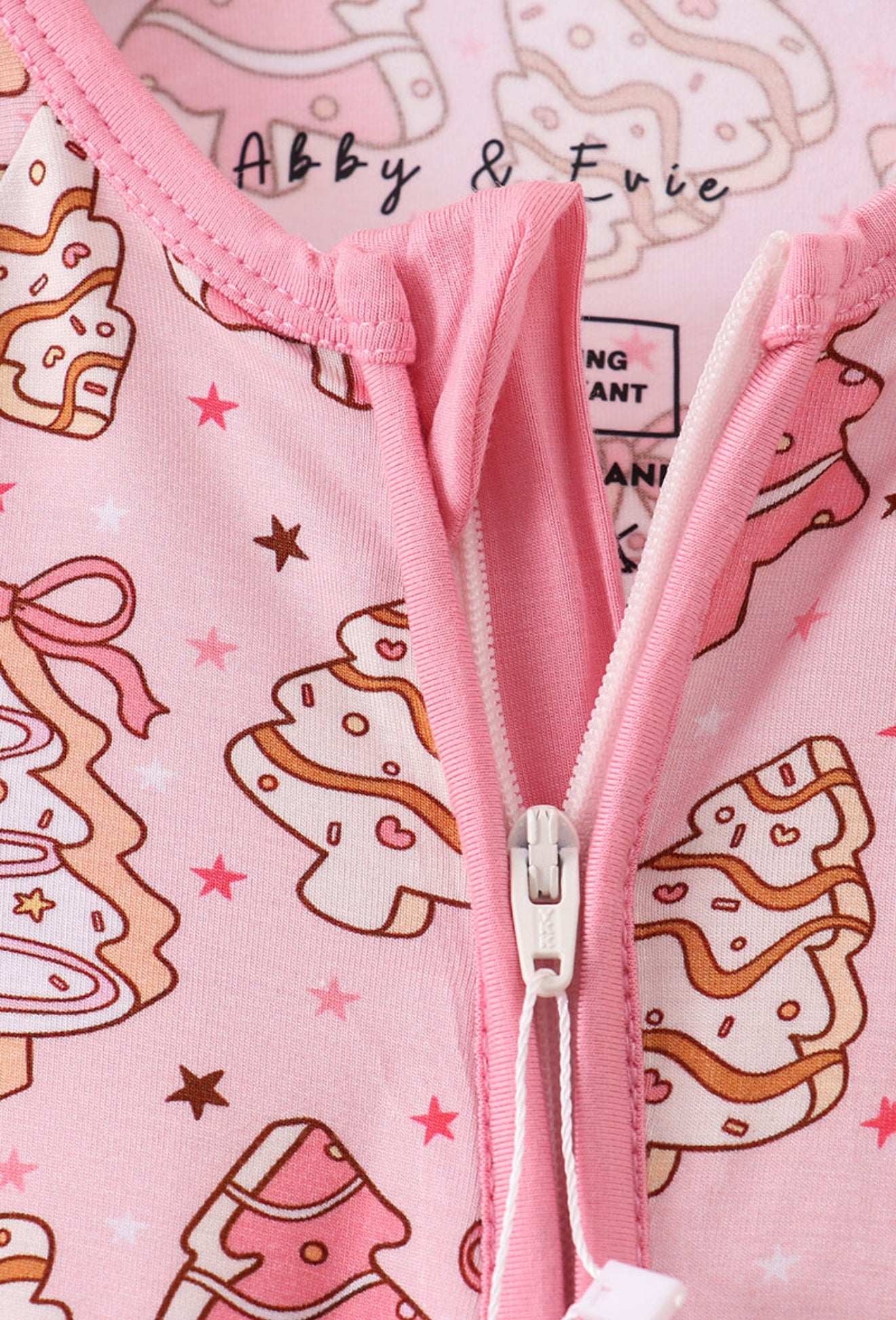 Pink Bows & Christmas Tree Onesie