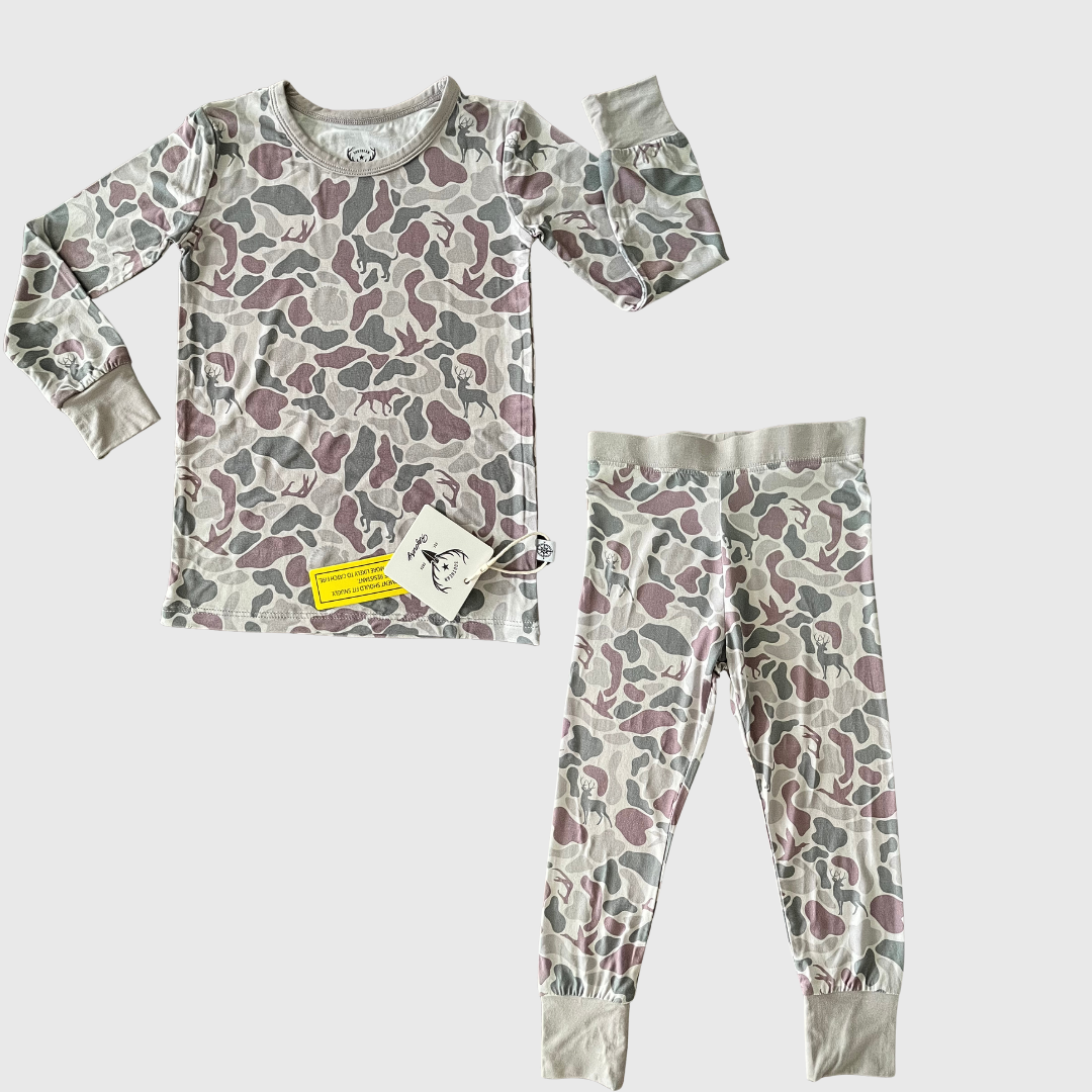 Light Camo PJ Set - LuLLabY LaNe