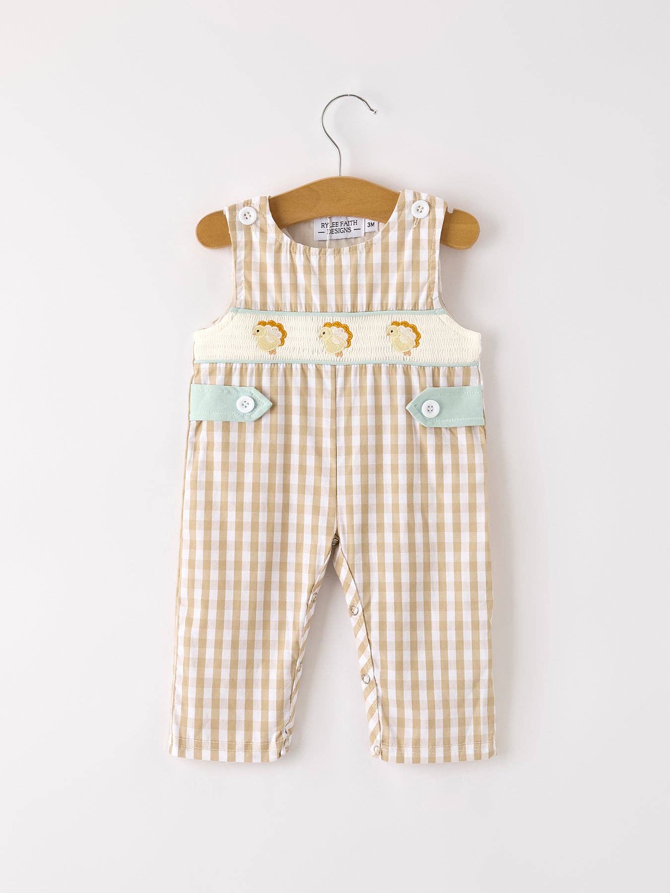 Thanksgiving Baby Boys Romper