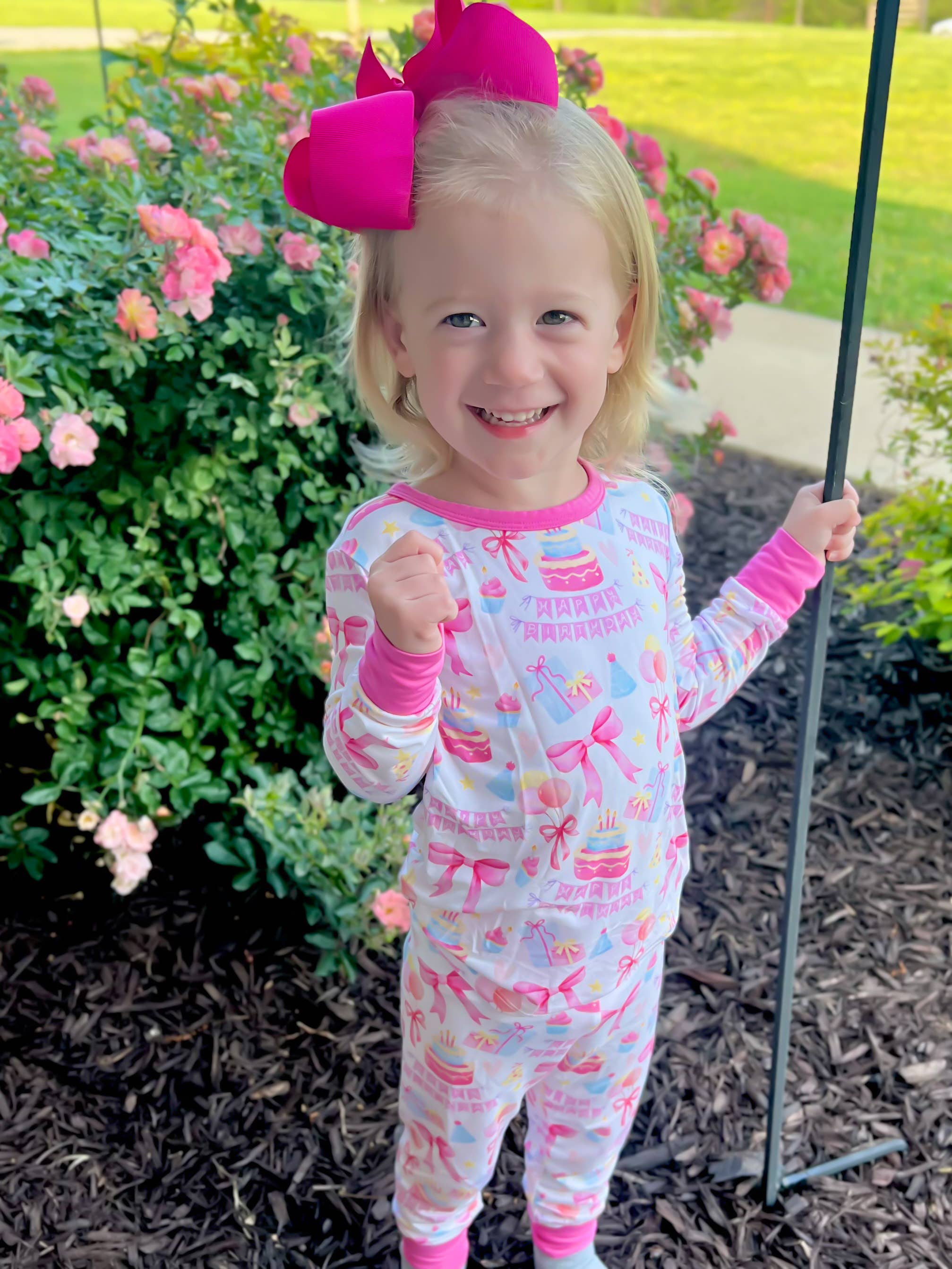 Girls Happy Birthday Onesie & Sets