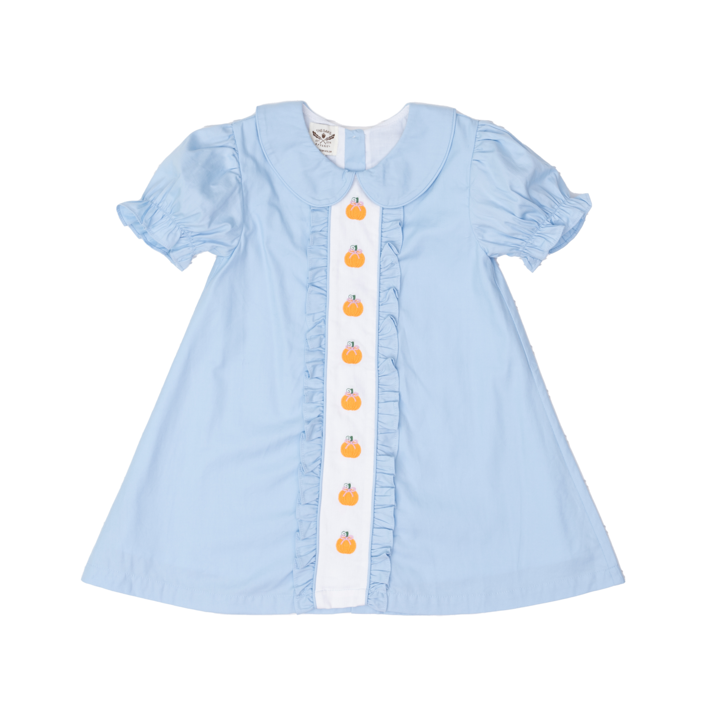 Christina Blue Pumpkins Dress - LuLLabY LaNe