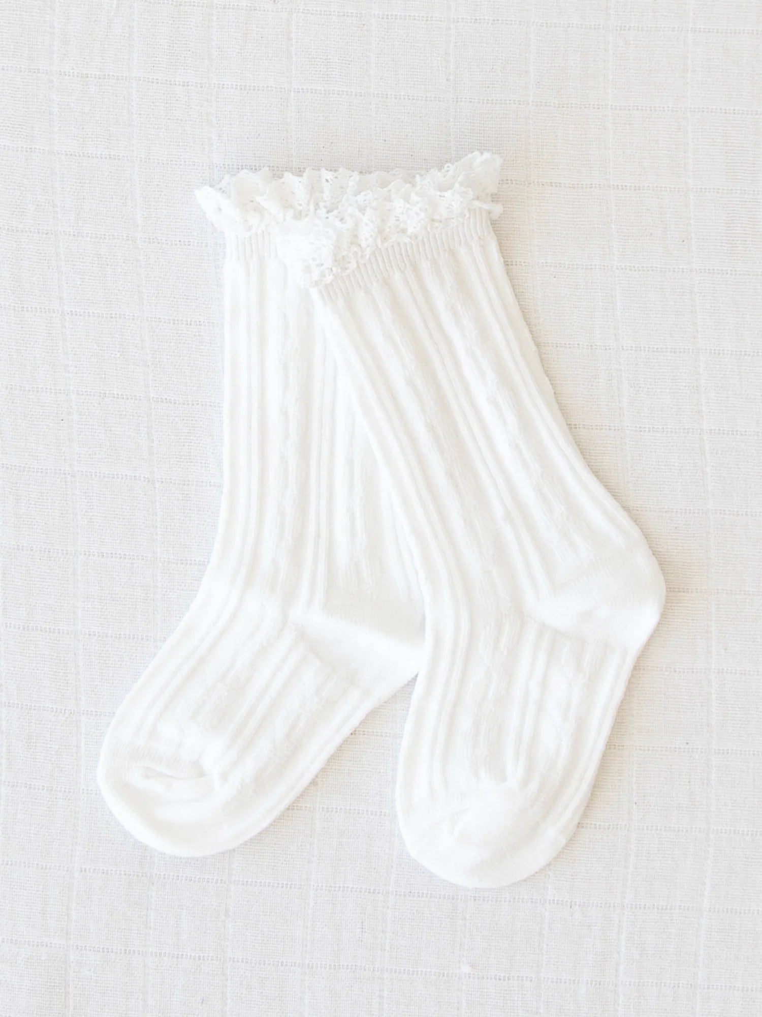 Boot Socks- Eggshell