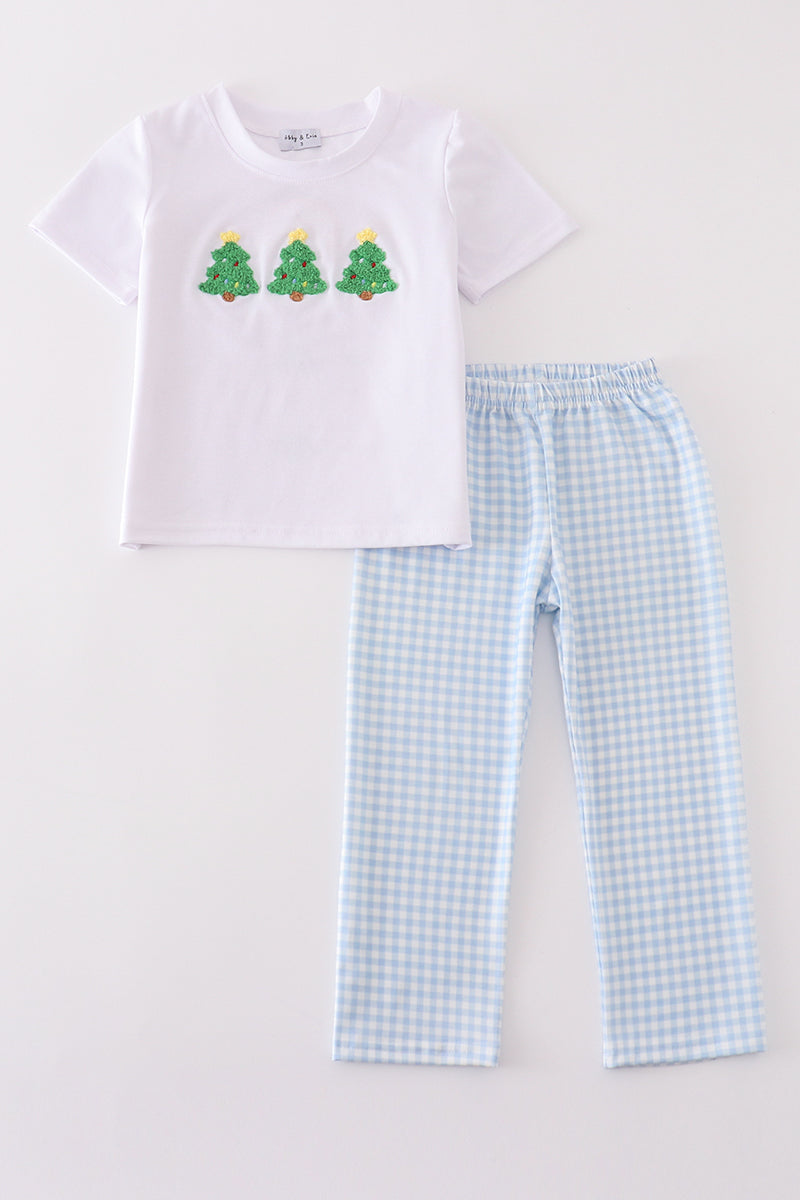 French Knot Christmas Tree Set