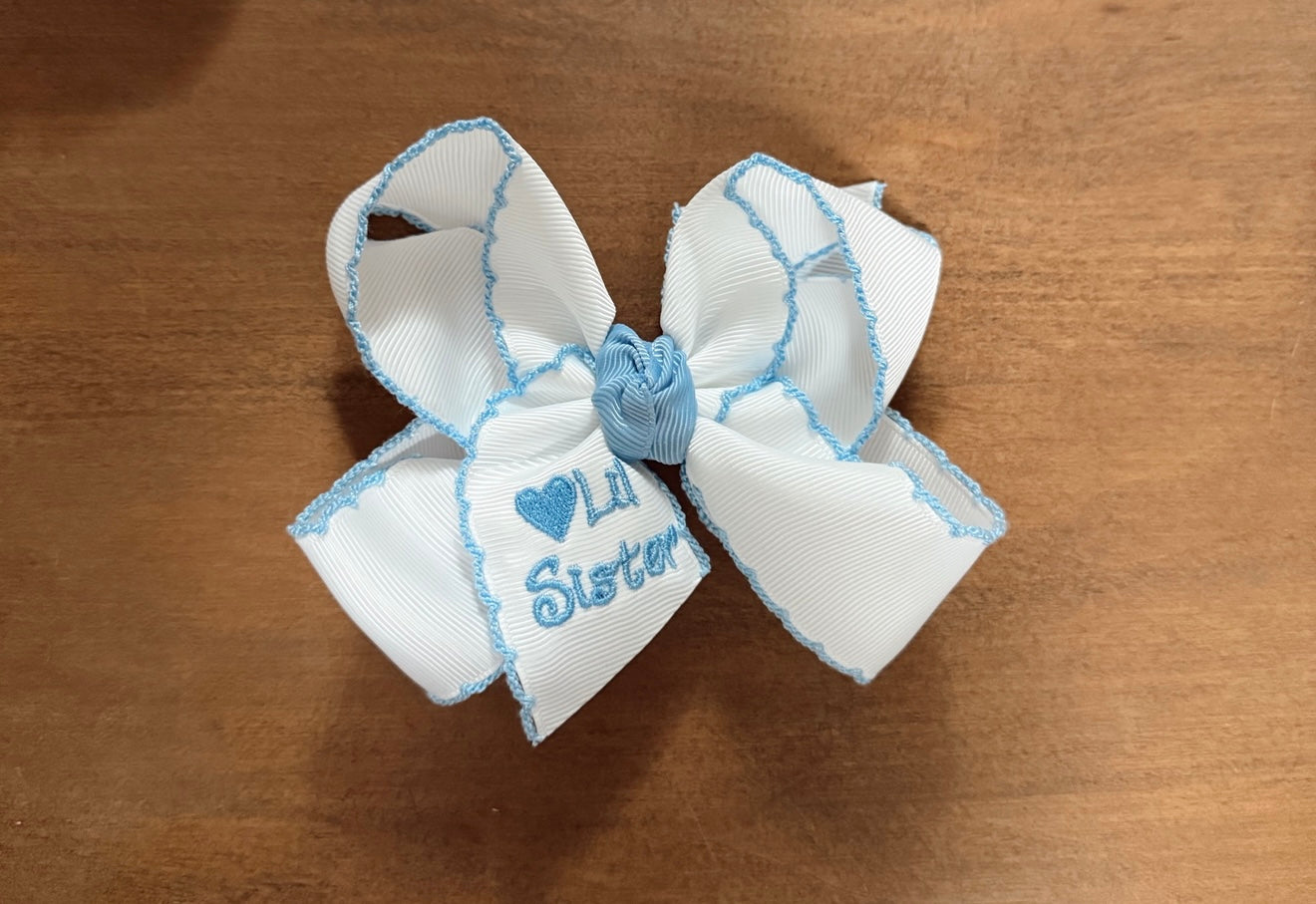 Little Sister Blue- Alligator Clip