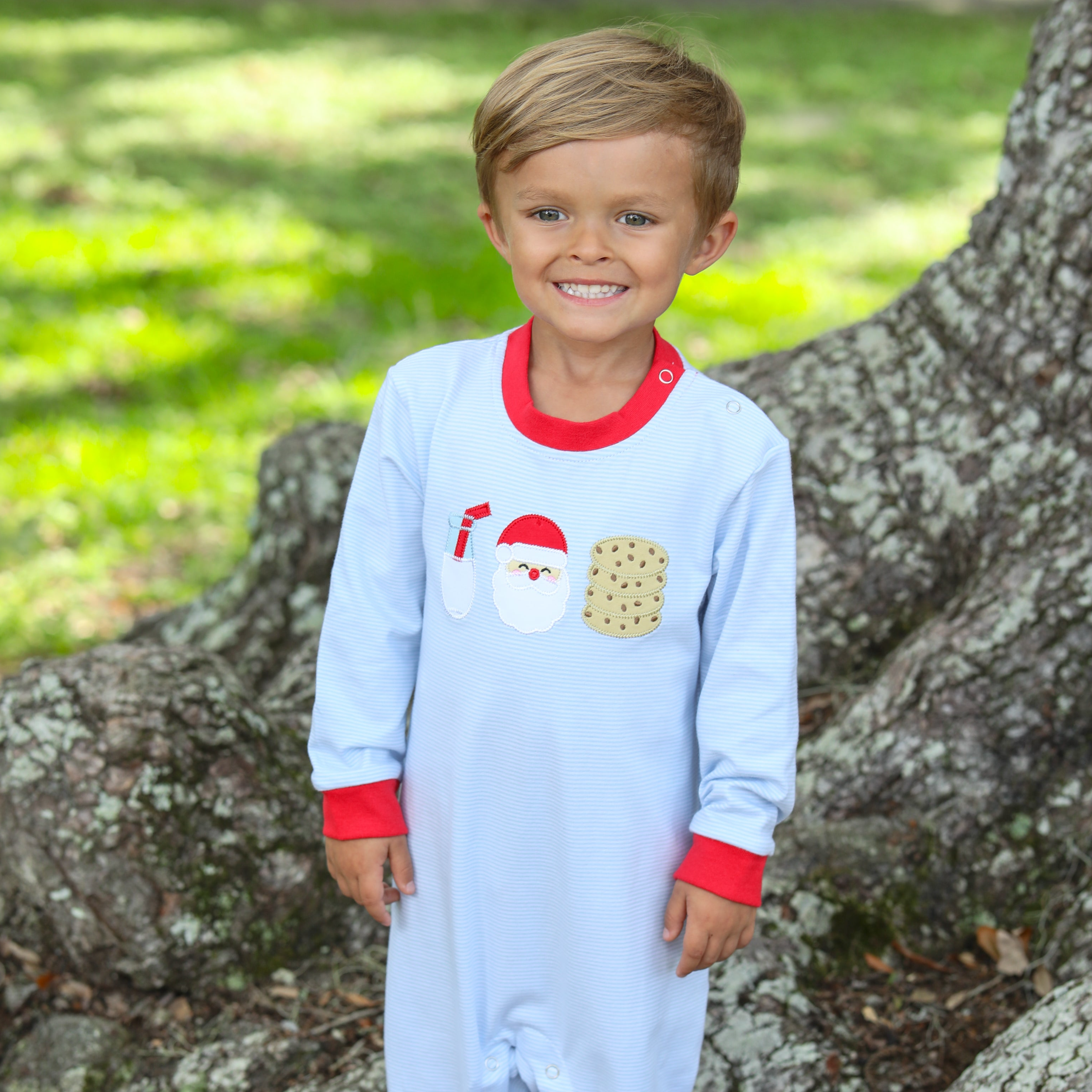 Milk and Cookies Romper- Boys