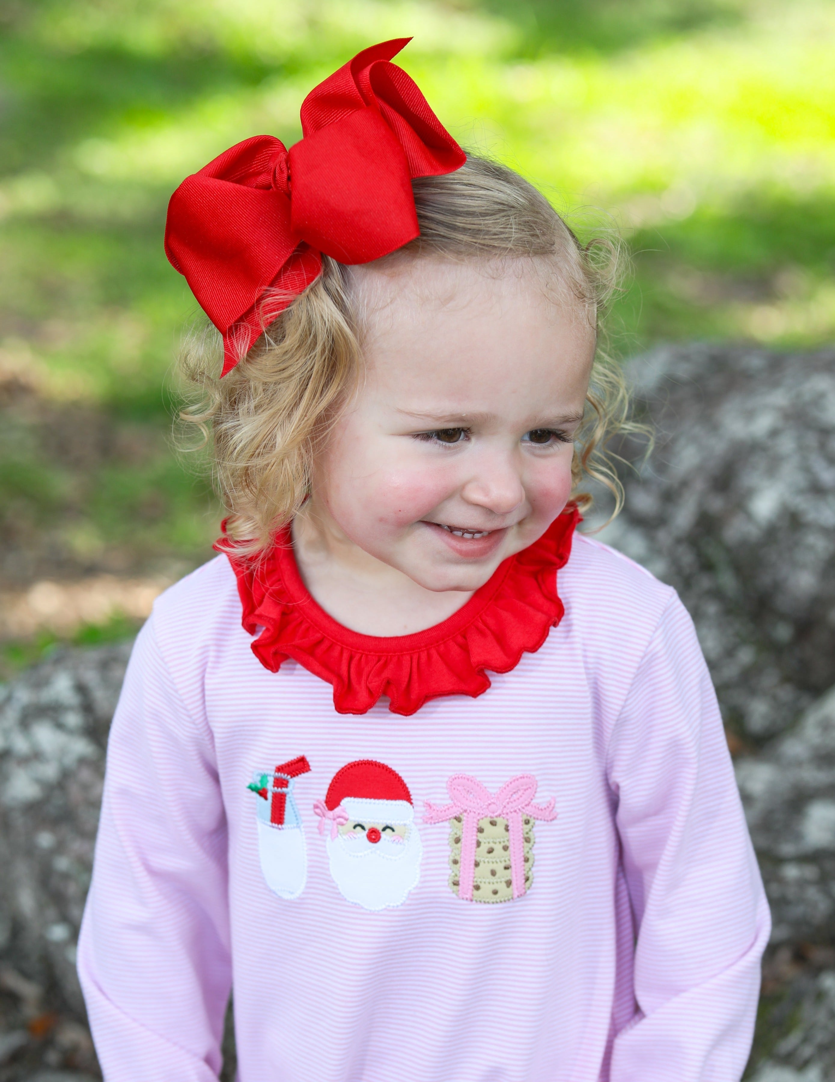 Milk and Cookies Ruffle Romper- Girls