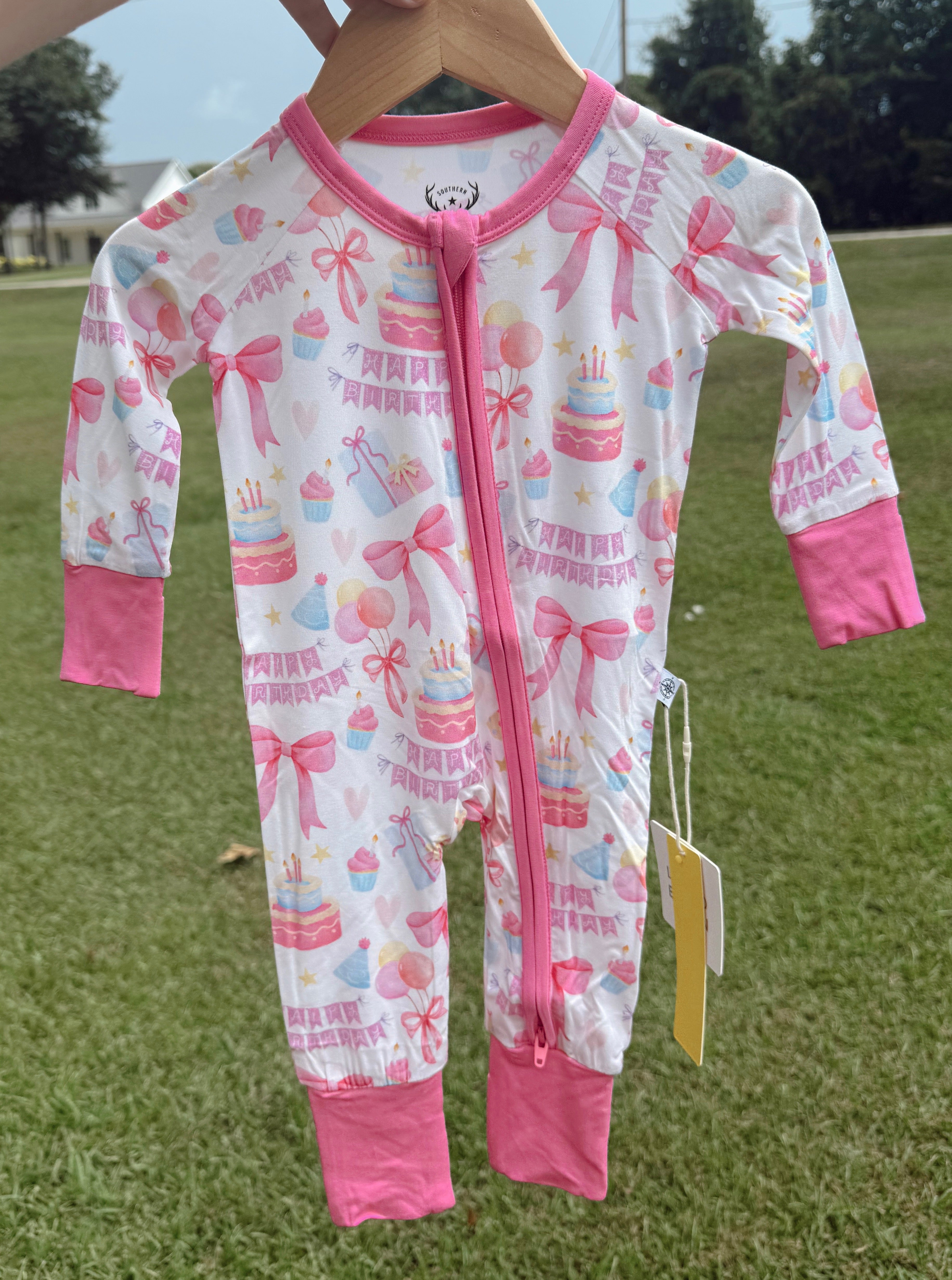 Girls Happy Birthday Onesie & Sets