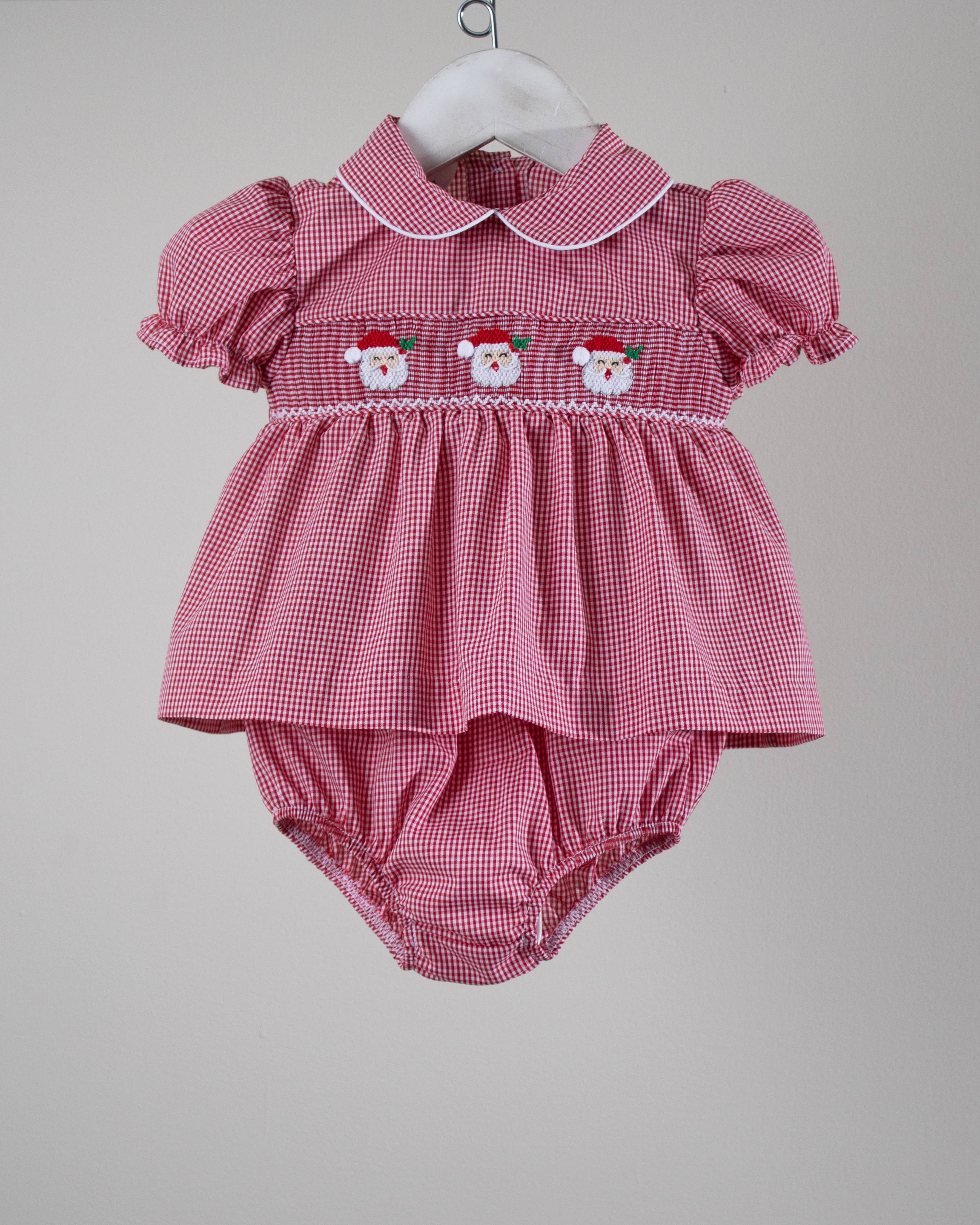 Little Claus Red Gingham Brooklyn Set