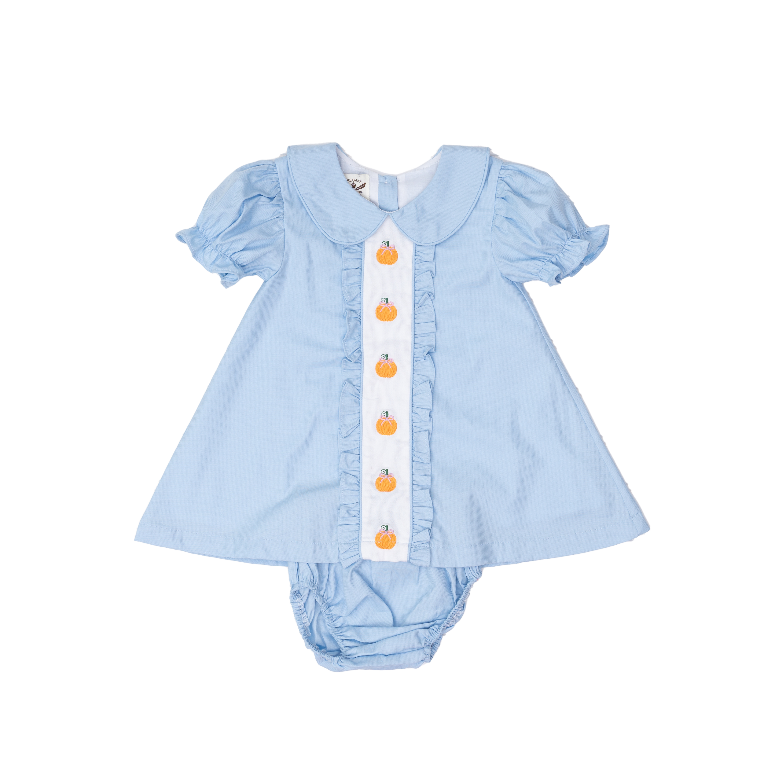 Marley Blue Pumpkins Bloomer Set - LuLLabY LaNe