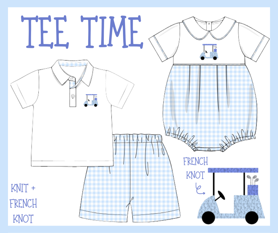 Tee Time French Knot Collection - LuLLabY LaNe