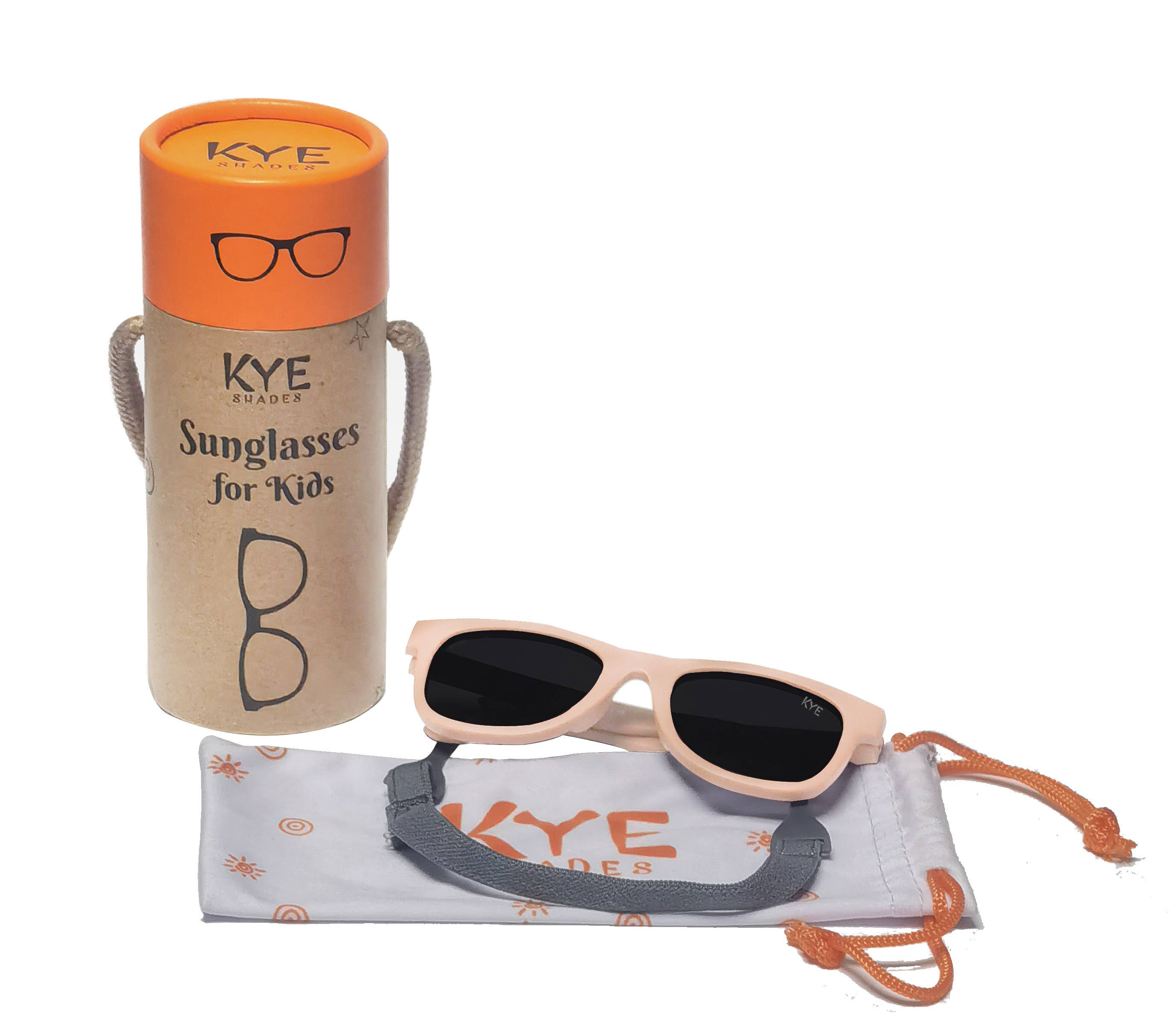 Infant Polarized Sunglasses | Ages 0-12 months | Light Pink - LuLLabY LaNe