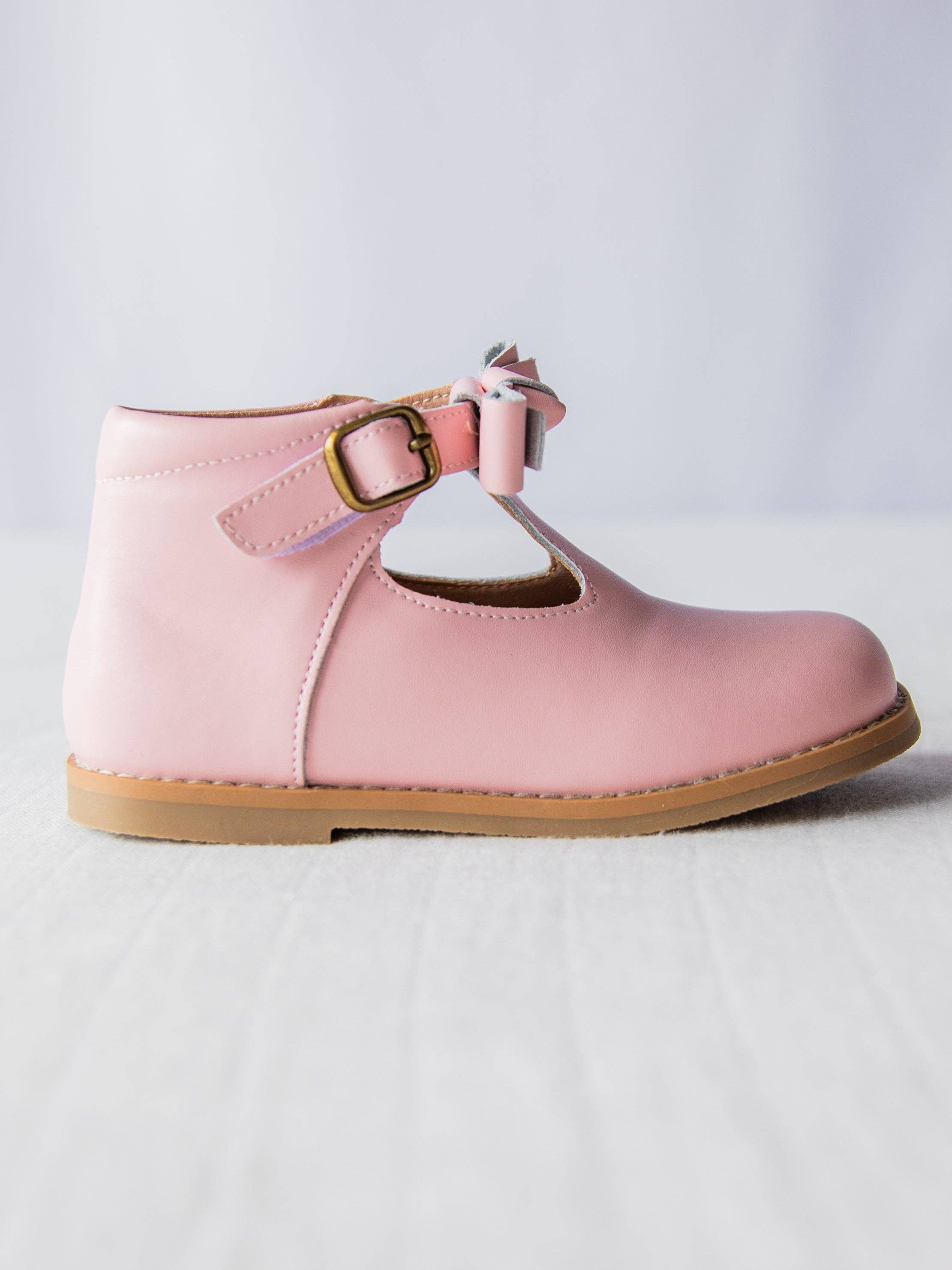 Buckle Strap Ankle Boot - Pink